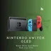 Nintendo Switch with Neon Blue and Neon Red Joy‑Con